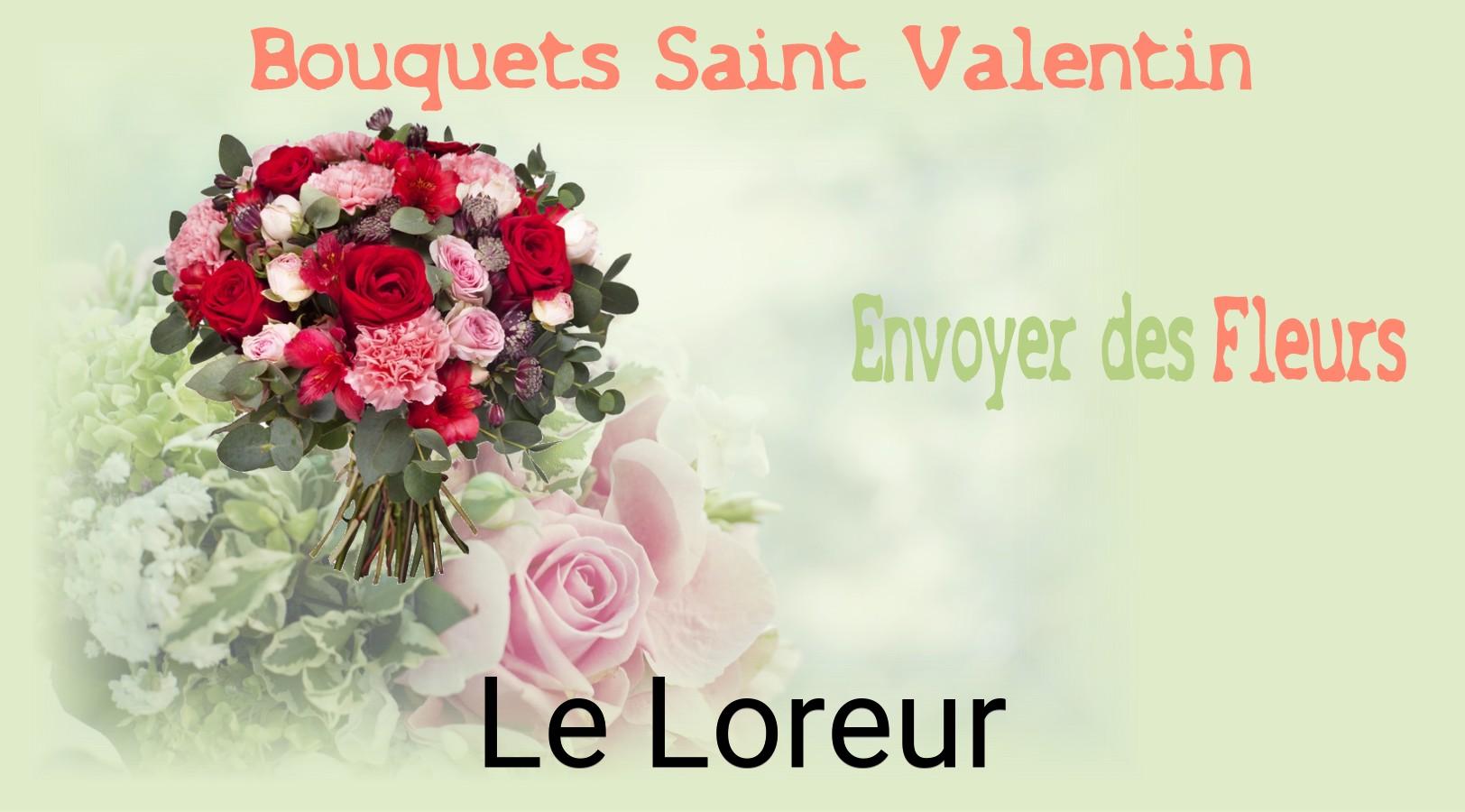 Roses de Saint-Valentin livrées à Le Loreur